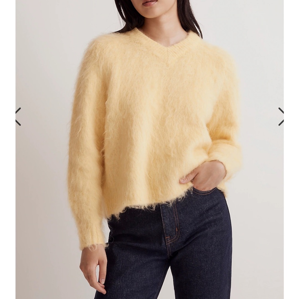 Madewell yellow sweater